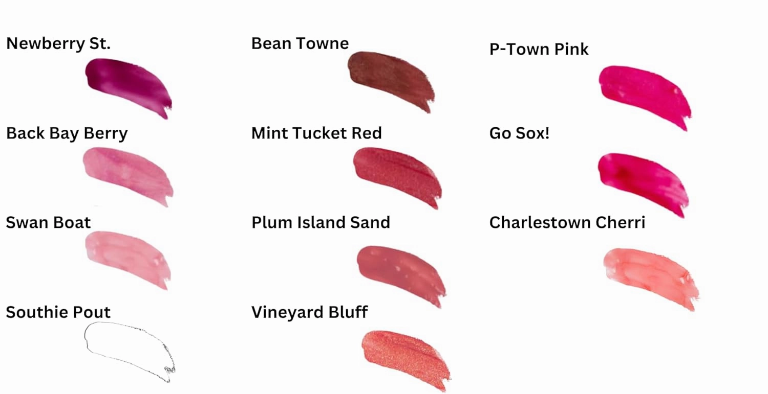 Bean Towne Vegan, Gluten and Cruelty-free Lipgloss with a long lasting, non-sticky formula with Aloe, Vitamins C & E, and Botanical mint, Clean Beauty for soft, moisturized lips.