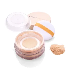 Beauty For Real Hydra-Set Translucent Finishing   Brightening Powder, Translucent 1 - Invisible, Weightless Finish - 16-Hour Wear & 24-Hour Shine Control - With Niacinamide & Vitamin E - Talc Free