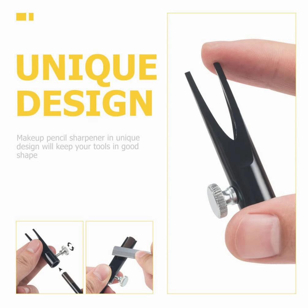 Beavorty Eyebrow Pencil Sharpener Duckbill Sharpener Eye Pencil Sharpener Makeup Pencil Sharpening Tool for Waterproof Peel Off Brow Eyebrow Pencil Sharpener Pencils Eye Liner Sharpeners
