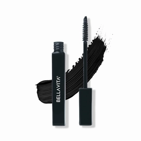 BEL.LAVITA Intense Drama Waterproof Mascara 8ml | Lengthening & Volumizing Mascara | Curl Lock Formula | Smudge-Proof | Waterproof | Jet Black