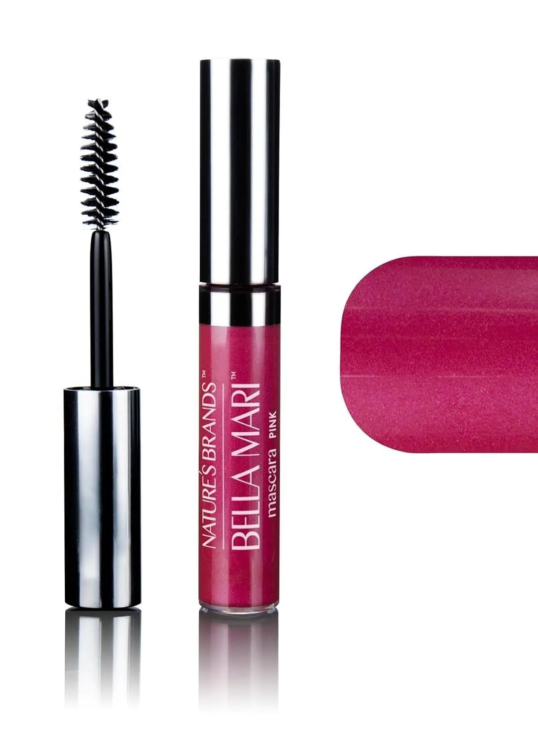 Bella Mari Natural Mascara, Pink; 0.4oz