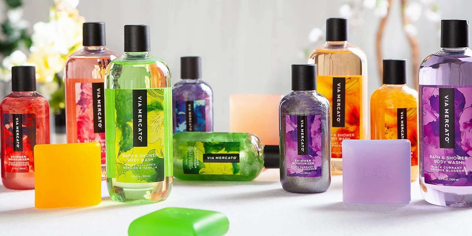 Bella Collection, Hydrates & Invigorates, Shower Gel, 500 ML, No. 6 - Coconut, Goji Berry & Black Currant