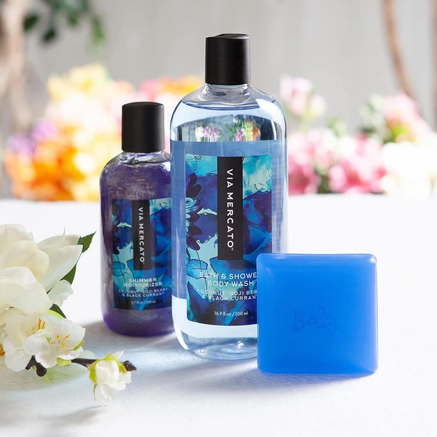 Bella Collection, Hydrates & Invigorates, Shower Gel, 500 ML, No. 6 - Coconut, Goji Berry & Black Currant