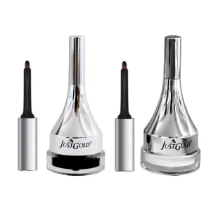 BEMT Gel Eyeliner, Smudge Proof, Water Proof, Long Lasting and Matte Finish Gel Eyeliner (Black and White)