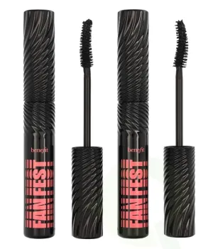 Benefit Fan Fest Fanning & Volumizing Mascara 2-Piece Set (0.3 Ounce Full Size   0.14 Ounce Mini)