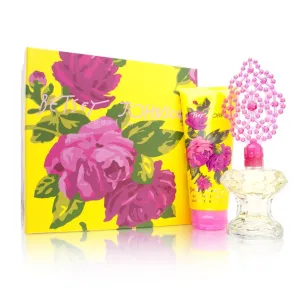 Betsey Johnson by Betsey Johnson for Women 2 Piece Set Includes: 3.4 oz Eau De Parfum Spray   6.7 oz Bath & Shower Gel