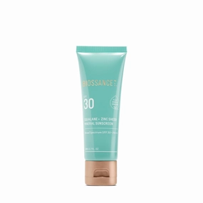 Biossance Squalane   Zinc Sheer Mineral Sunscreen Lotion – Broad-Spectrum SPF 30 with Zinc Oxide and Ectoin – Weightless with Non-Greasy, Dewy Finish – Hydrating Moisturizer & Makeup Primer
