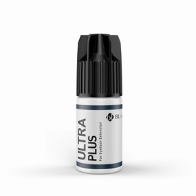 BL Lashes Ultra Plus Extra Strong Eyelash Extension Glue | 2-3 Sec Drying | 7 Weeks Great Retention | Black Adhesive | Long Lasting | Professional Supplies (5g)