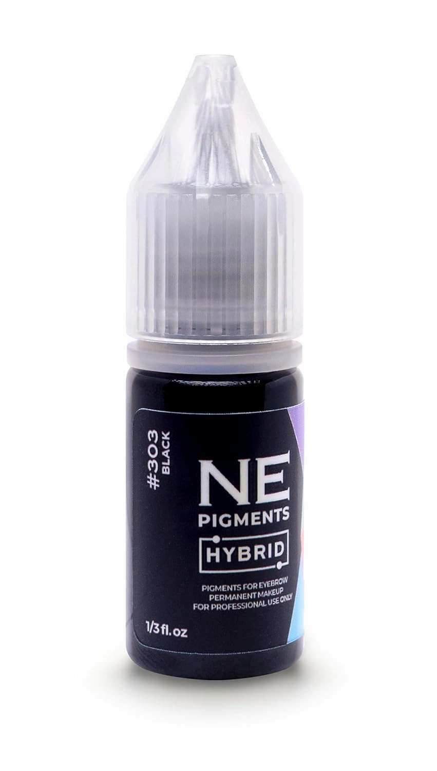 Black Eyeliner #303 - By Elena Nechaeva - Eyeliner Ink - Permanent Makeup - Professional Tattoo Pigment