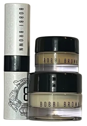 Bobbi Brown Bestsellers Travel Sized Skincare Set - Face Base, Eye Base, Lip Tint Bare Pink