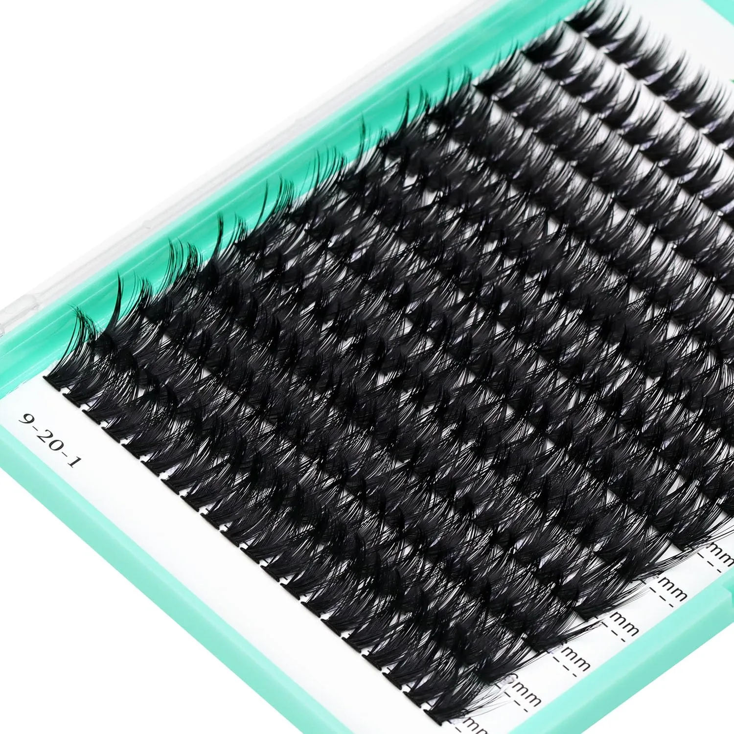 Bodermincer 10D/20D/30D/40D/50D/60D/80D 240 Clusters Lashes C/D Curl 10-12-14-16mm MIX/14-16-18-20mm MIX Fluffy Single Cluster False Lashes Premade Volume Fans (60D 14-16-18-20mm MIX, D Curl)