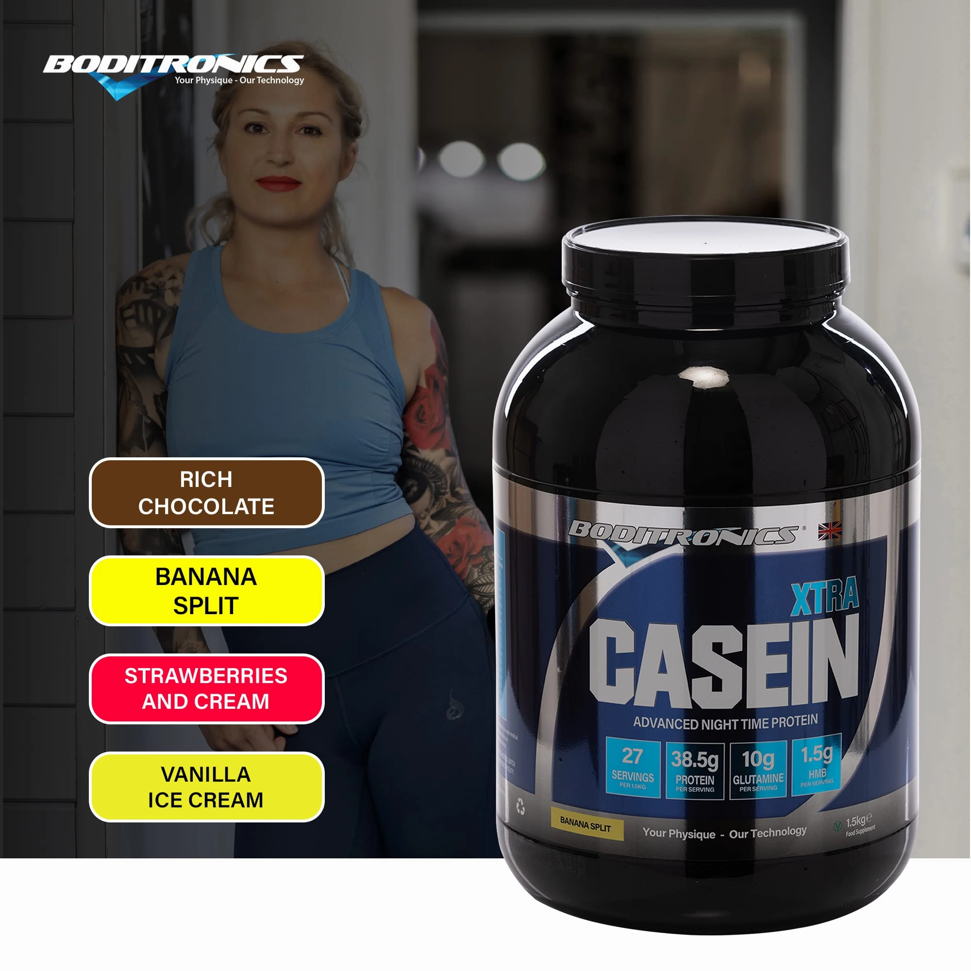 Boditronics Casein Xtra 1.5kg