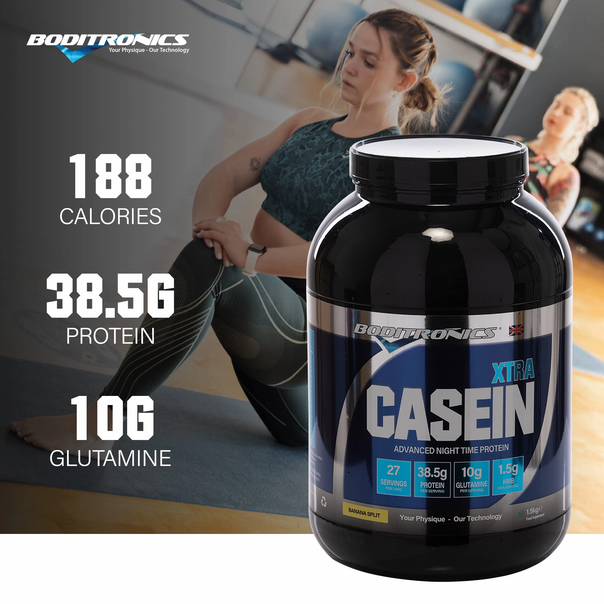 Boditronics Casein Xtra 1.5kg