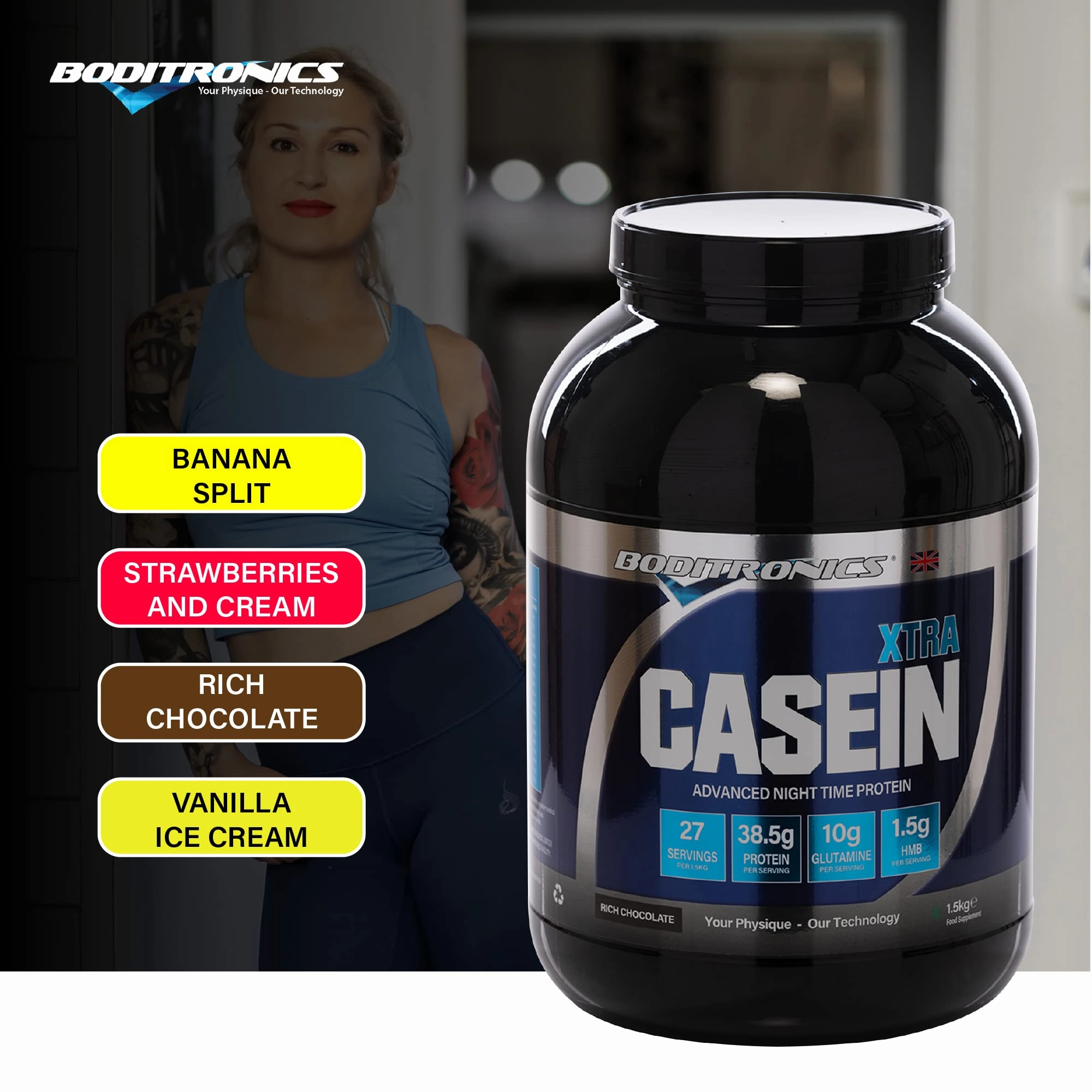 Boditronics Casein Xtra 1.5kg