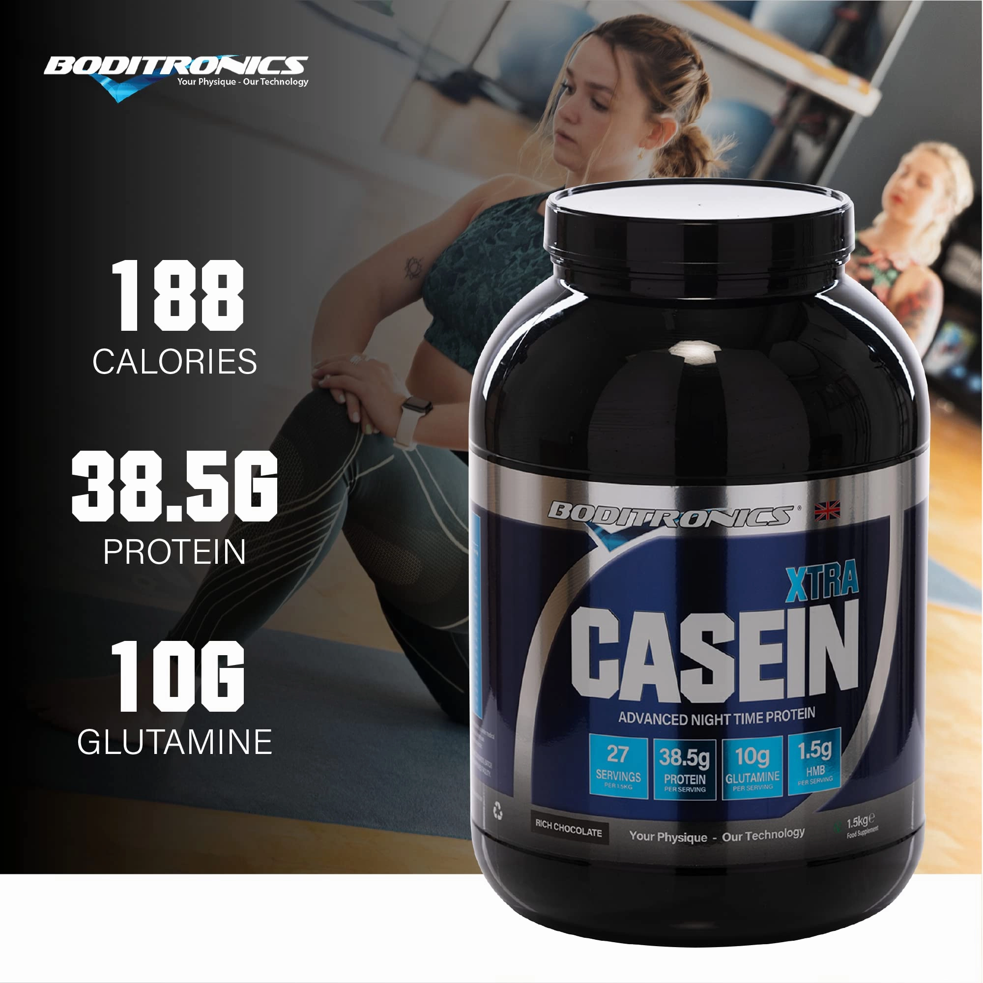 Boditronics Casein Xtra 1.5kg