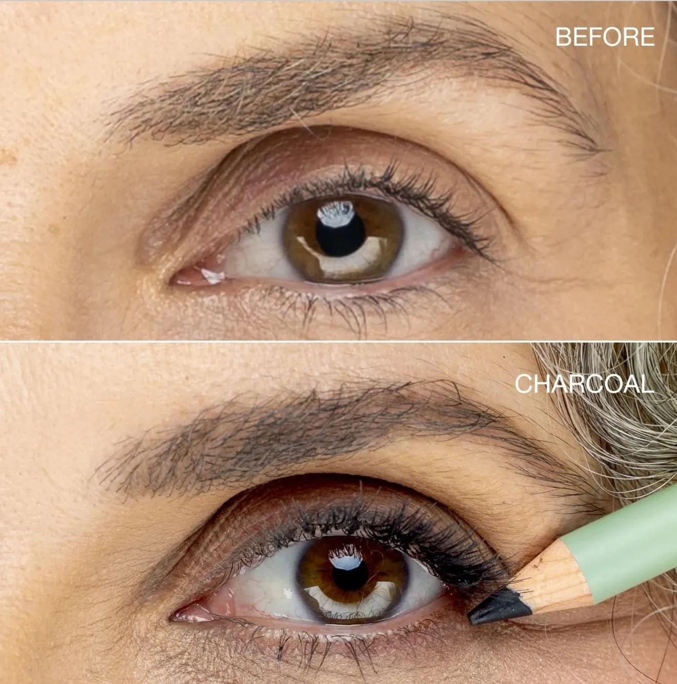 BOOM! Beauty Pure Precision Eyeliner: All-Natural, Skin-Loving, All-Day Wear. Waterproof, Smudge-proof, Smooth Glide Pencil. Richly Pigmented Vegan Eye Makeup For Ageing Skin (Charcoal)