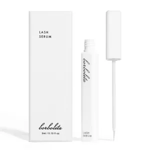 Borboleta Lash Serum, Eyelash Serum for Longer, Thicker, and Fuller Looking Natural Eyelashes, (Full Size, 3 Month Supply)