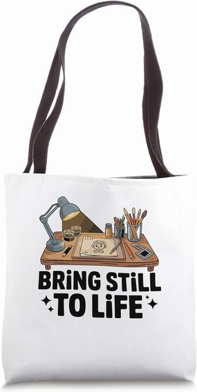 Bring Still To Life Animation Sketch Animate Storytelling Tote Bag