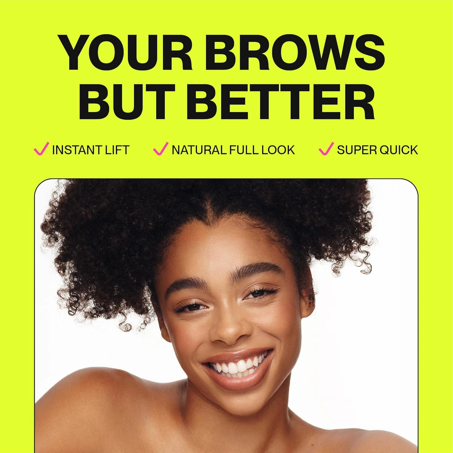 Brow Builder - Cream Gel Formula: Instant Lift, Natural Full Look, Super Quick, Pigment & Hold - Tapered Precision Wand - Vegan & Cruelty Free Beauty, Eyebrow Makeup Women (Black Brown)