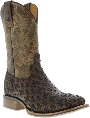 Brown Western Bull Rider Boots by Tin Haul