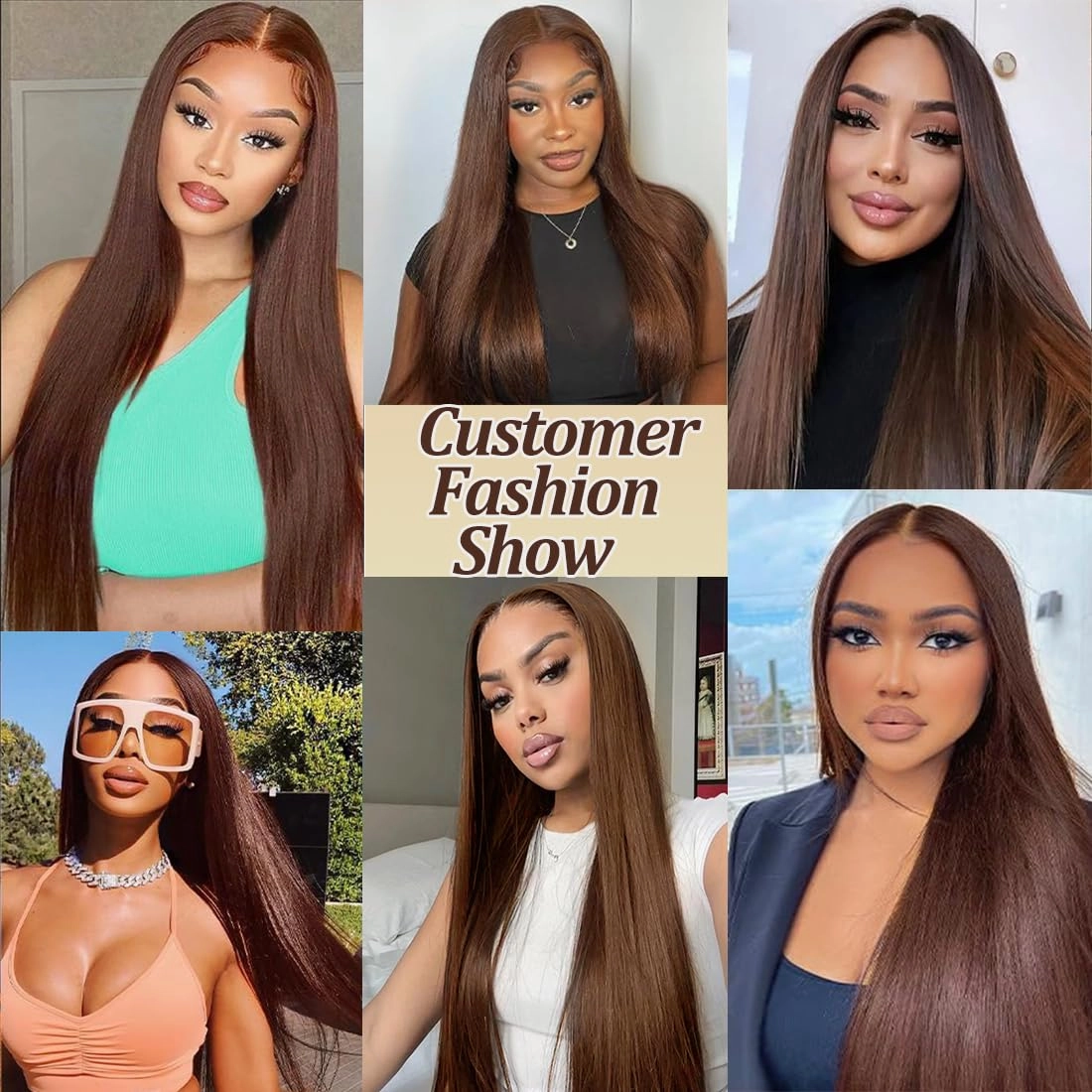 Brown Glueless Wigs Human Hair Pre Plucked Pre Cut 13x4 Wear and Go Glueless Wig Chocolate Brown Lace Front Wigs Human Hair 180% Density Glueless Wigs for Black Women 30 inch