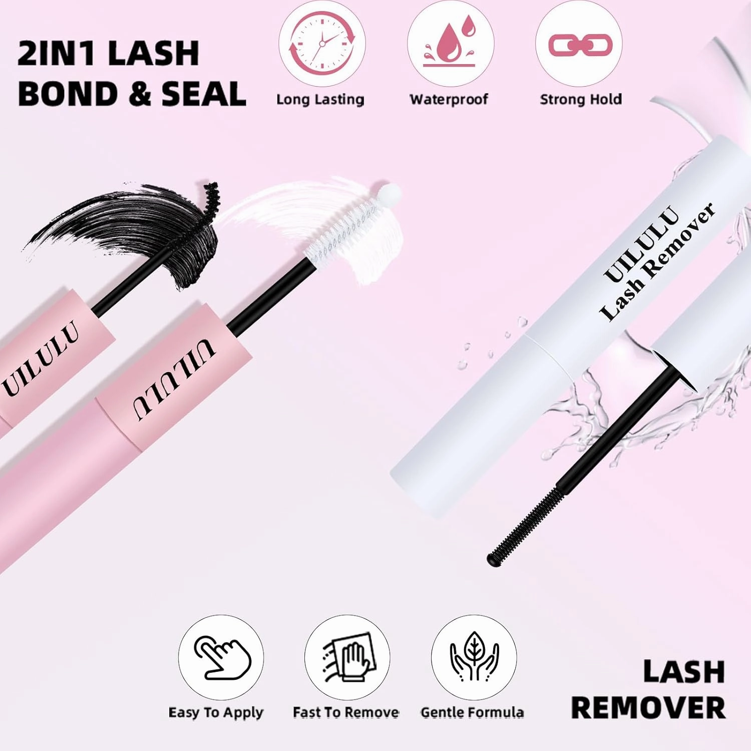 Brown Lash Clusters Kit 10-18mm Wispy Lash Clusters D Curl Eyelash Clusters, DIY Lash Extension Kit with Lash Bond & Seal, Lash Glue Remover, Lash Tweezers(U19 Lash Kit)