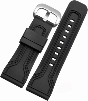 BSZYFQVE- WatchBands For Seven Friday Rubber Watch Strap Egler Waterproof Watch Band Sevenfriday P Series Yp3c/02（Black-steel，28mm）