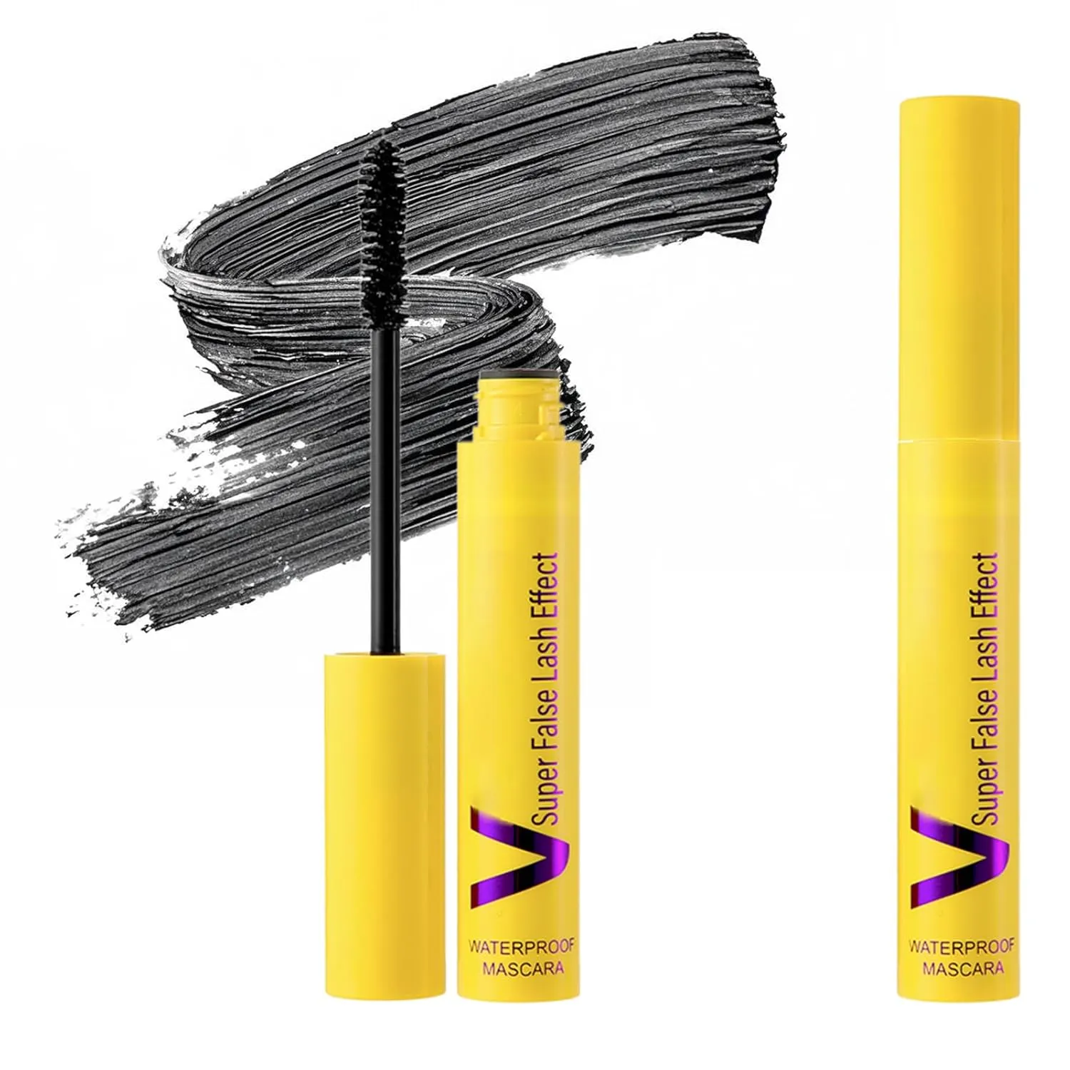 Bubble Mascara, 2025 New Length Formula for Bold, Upgrade Waterproof Tubing Mascaras, Long-Lasting Mascara Clump-Proof Enhances the Natural Look, Can be Layered to Boost Curl (2Pcs)