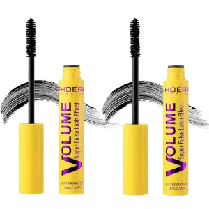 Bubble Mascara, Bubble Washable Mascara, Waterproof, Anti-Caking & Anti-Smudge, Create Thicker and Longer Eyelashes, Can be Applied in Layers to Increase Curl (2)
