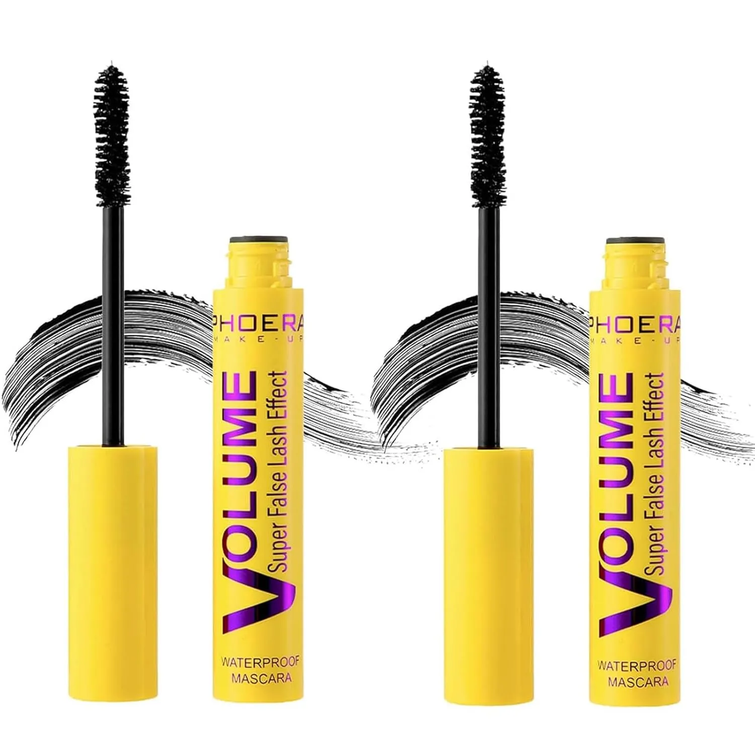 Bubble Mascara, Bubble Washable Mascara, Waterproof, Anti-Caking & Anti-Smudge, Create Thicker and Longer Eyelashes, Can be Applied in Layers to Increase Curl (2)