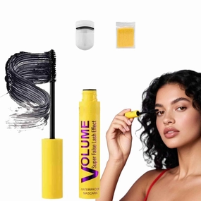Bubble Mascara - Volumizing & Lengthening, Smudge-Resistant, Water-Resistant Formula, Clump-Free for Defined Lashes with Buildable Curl (1pcs)