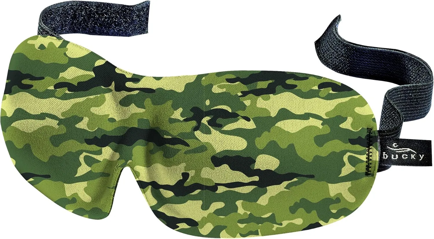 Bucky 40 Blinks No Pressure Printed Eye Mask for Travel & Sleep, Camo, One Size