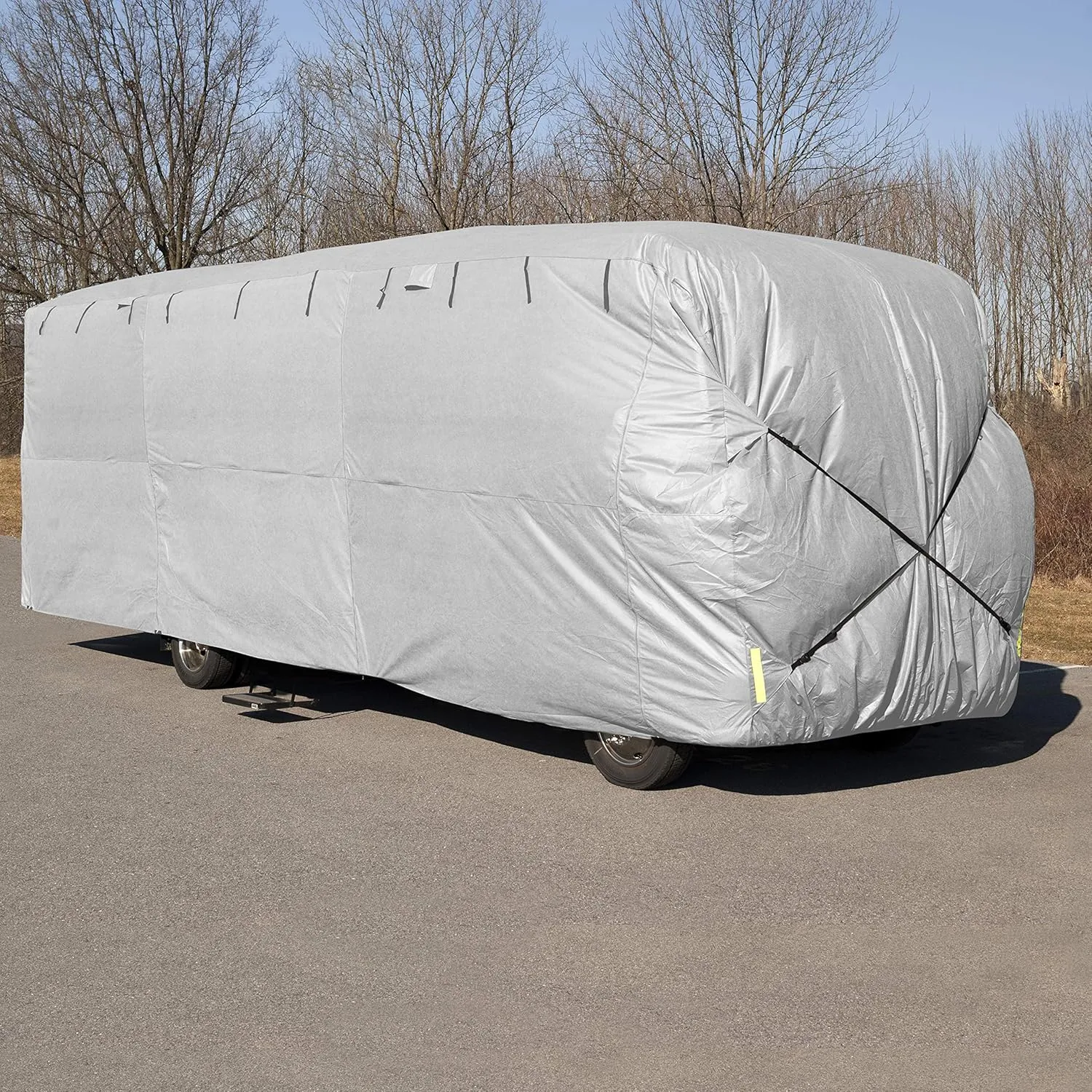 Budge Premier Class A RV Cover Fits Class A RVs up to 40' Long (Gray, Polyester), 40' L x 110" W x 114" H (RVRP-6)