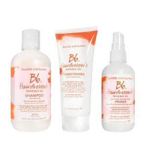 Bumble and bumble Hairdresser's Invisible Oil Hydrating Shampoo   Conditioner   Heat/UV Protection Leave-In Conditioner Hair Primer Set