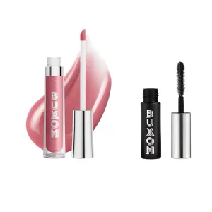 Buxom Full-On Plumping Lip Polish in Dolly   Mini Lash Volumizing Mascara