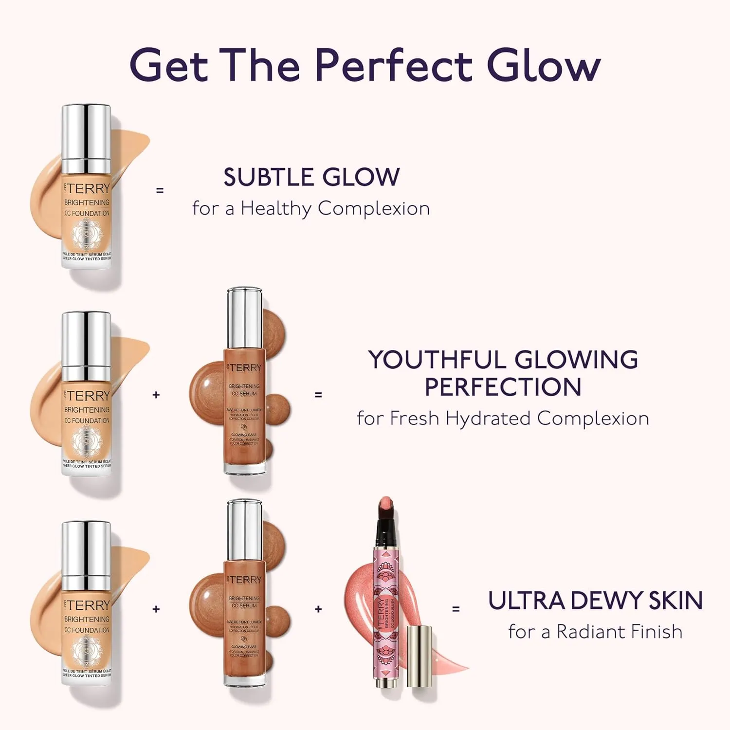 By Terry Brightening CC Foundation, Hydrating Serum Foundation, Ultra-Sheer Finish, Vegan & Cruelty-Free, 3C, Medium Light Cool