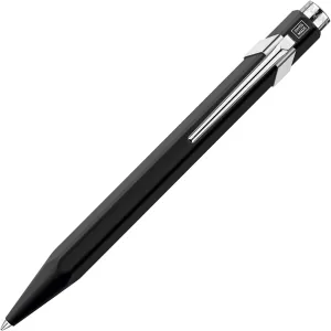 Caran d'Ache Retractable and Capless Rollerball Pen, Matte Black, Slim Pack