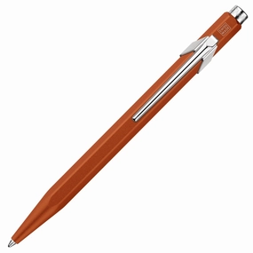 CARAN D'ACHE NF0849-776 Caran d'Ache Ballpoint Pen, Oil-based, 849 Color Matte X, Orange, Genuine Imported