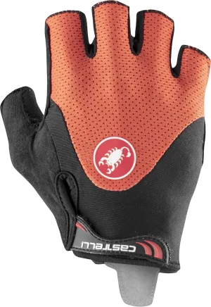 CASTELLI Men's Arenberg Gel 2 Glove for Road and Gravel Biking l Cycling - Fiery Red/Black - Small
