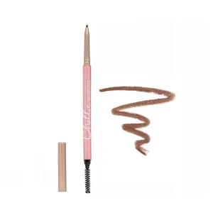 Chella Eyebrow Pencil - Vegan, Gluten Free, Cruelty Free, Paraben Free, Long Wearing, Smooth Consistency (Luscious Light Brown)