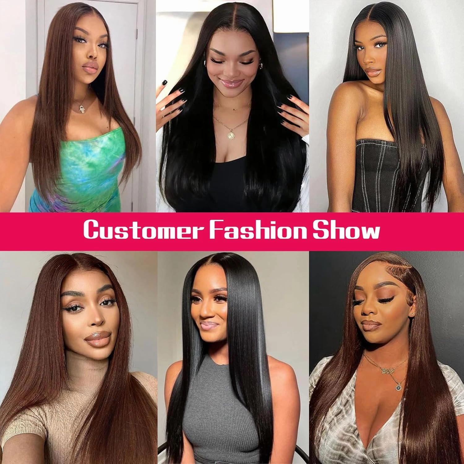 Chocolate Brown Glueless Wig Human Hair Pre Plucked Pre Cut 9x6 Wear and Go Lace Front Wig 200% Density Long Brown 22 Inch