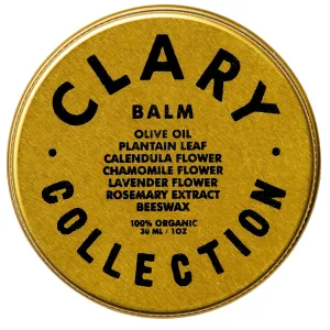 CLARY COLLECTION Multipurpose Olive Balm, Certified Non-Toxic, Natural & Organic, Plant-Based Formula, Hydrates and Softens Dry   Inflamed Skin. Safe For All Ages & Skin Types, 1oz