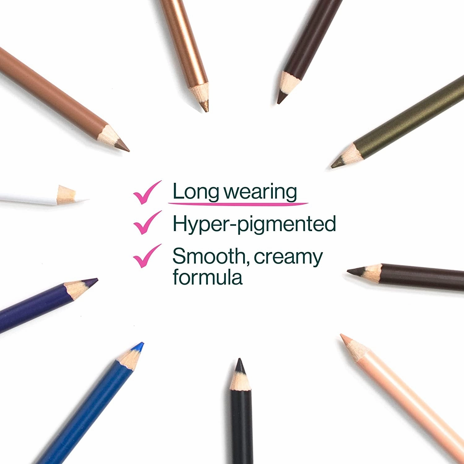 Color Icon Kohl Eyeliner Pencil, Rich Hyper-Pigmented Color, Smooth Creamy Application, Long-Wearing Matte Finish Versatility, Cruelty-Free & Vegan - Simma Brown Now! (Packaged)