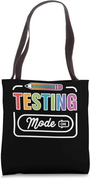 Colorful Testing Artwork Tote Bag