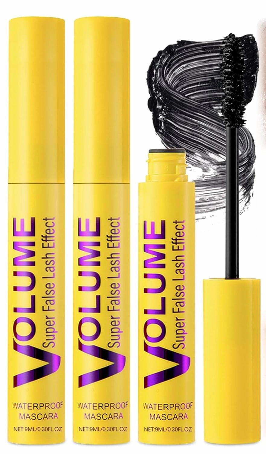 Colossal Bubble Mascara - Colossal Mascara Volumizing & Defining | Waterproof | Smudge-Proof | Clump-Free Make Up Formula, Bubble Lash Mascar Creates Well-Defined Lashes Enhances Natural Look (2PC)