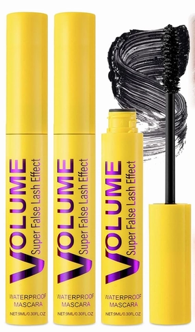 Colossal Bubble Mascara - Colossal Mascara Volumizing & Defining | Waterproof | Smudge-Proof | Clump-Free Make Up Formula, Bubble Lash Mascar Creates Well-Defined Lashes Enhances Natural Look (2PC)