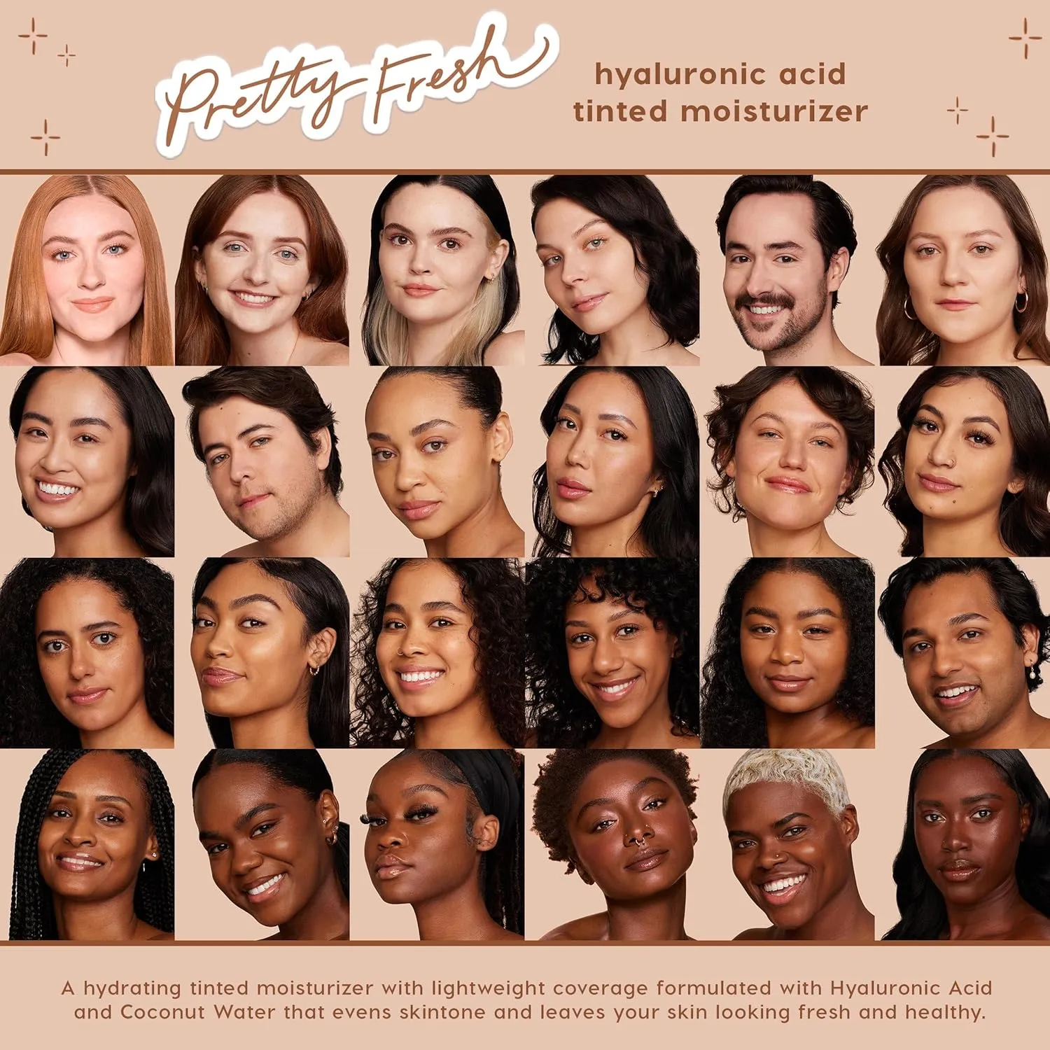 ColourPop Pretty Fresh Tinted Moisturizer - Hydrating Skin Tint with Lightweight Coverage - Formulated with Hyaluronic Acid & Coconut Water for Healthy-Looking Skin - Fair 3W (1.45 oz)