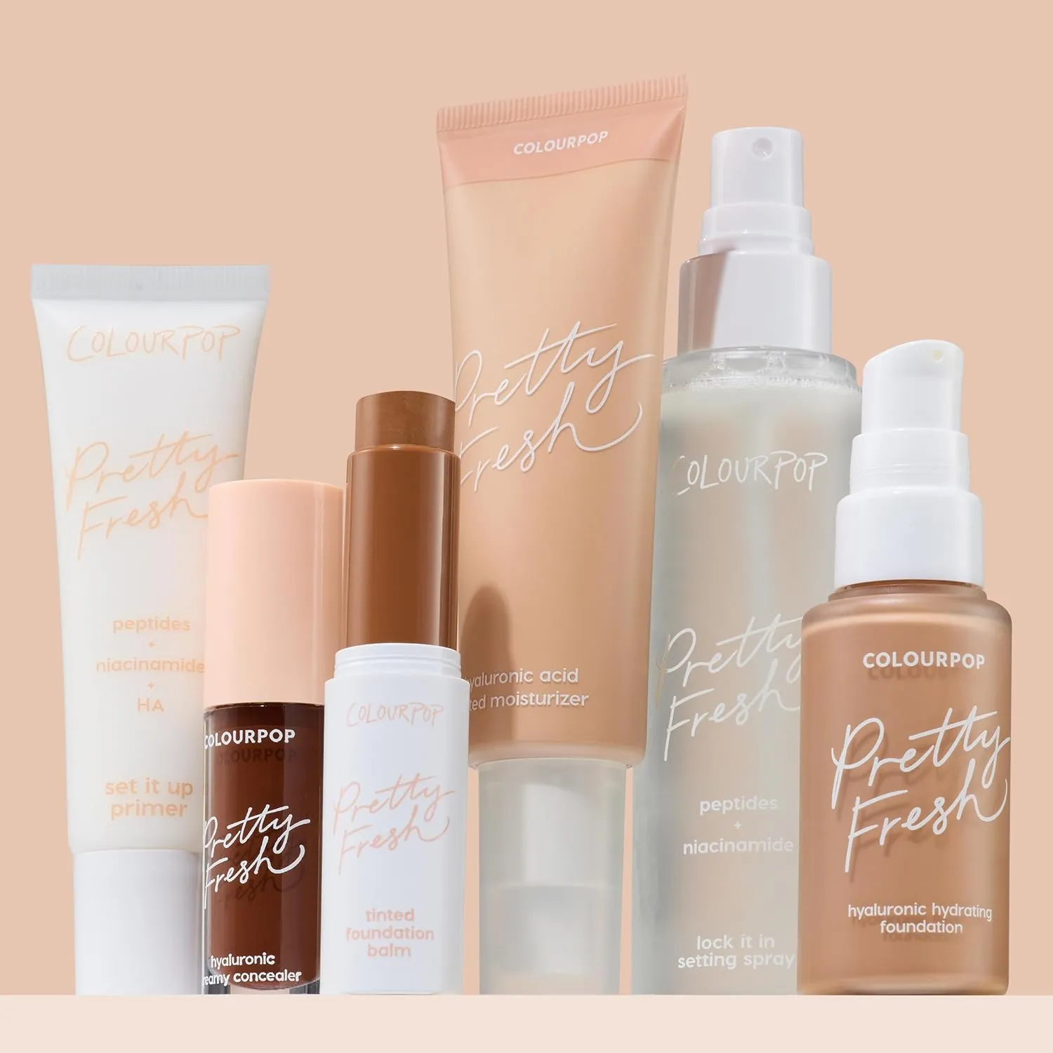 ColourPop Pretty Fresh Tinted Moisturizer - Hydrating Skin Tint with Lightweight Coverage - Formulated with Hyaluronic Acid & Coconut Water for Healthy-Looking Skin - Fair 3W (1.45 oz)