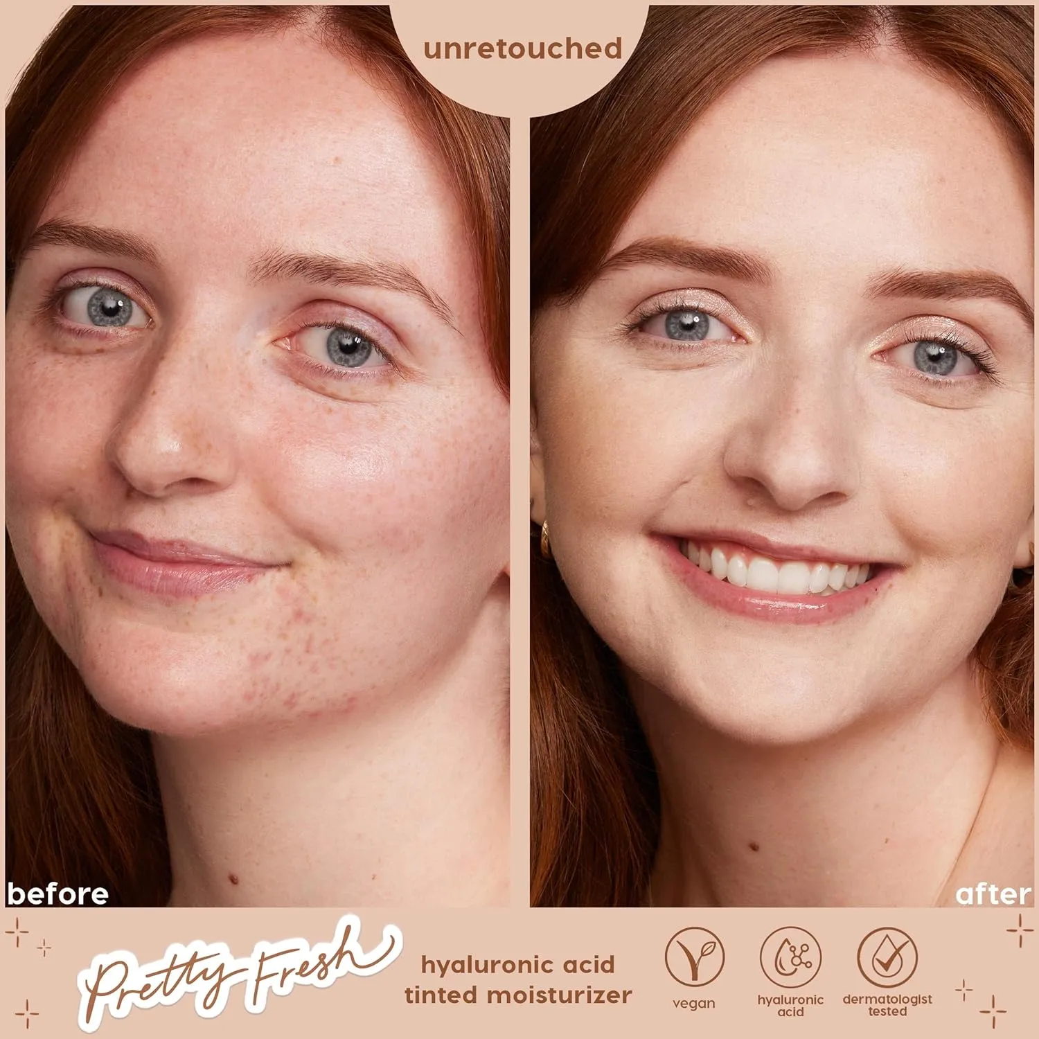 ColourPop Pretty Fresh Tinted Moisturizer - Hydrating Skin Tint with Lightweight Coverage - Formulated with Hyaluronic Acid & Coconut Water for Healthy-Looking Skin - Fair 3W (1.45 oz)