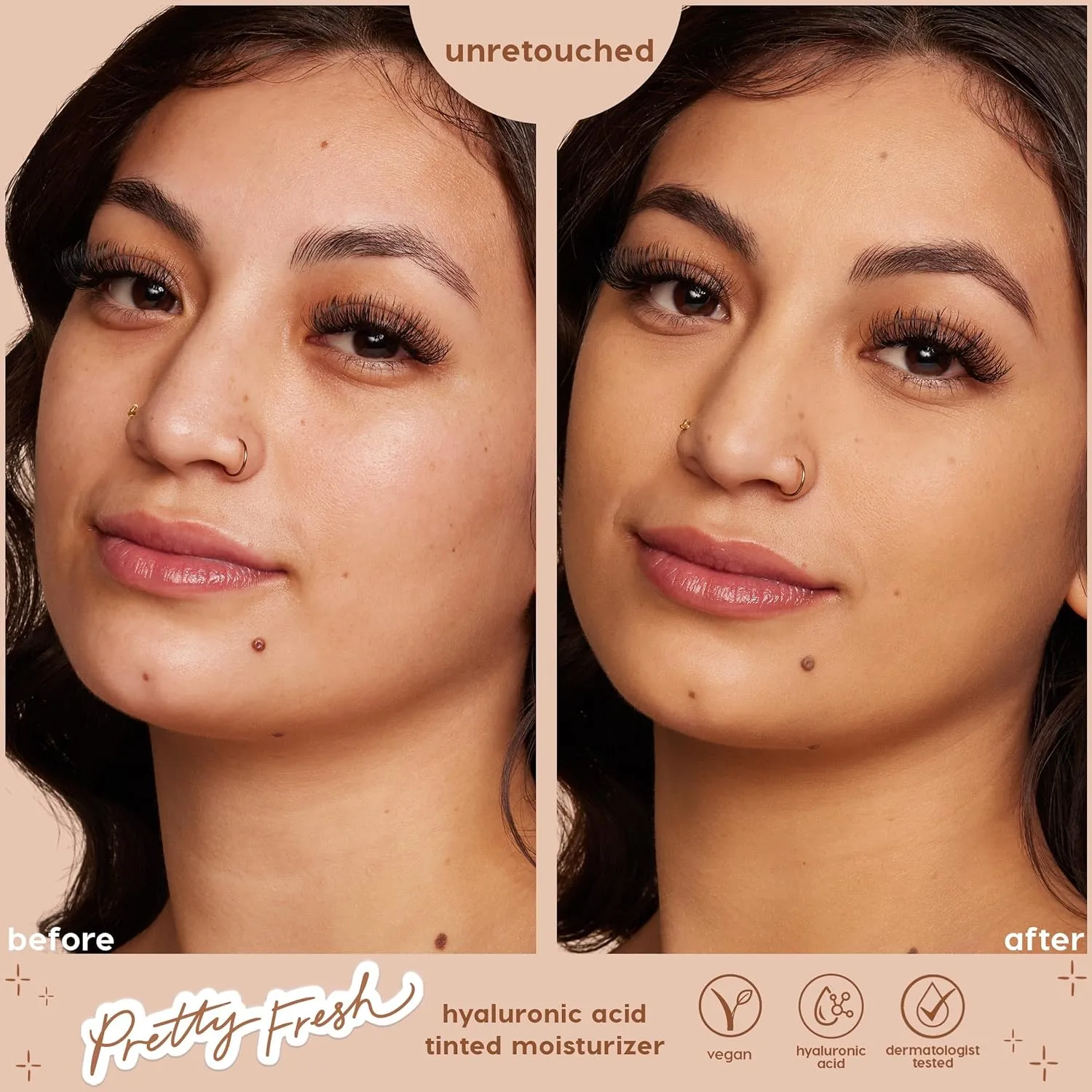 ColourPop Pretty Fresh Tinted Moisturizer - Hydrating Skin Tint with Lightweight Coverage - Formulated with Hyaluronic Acid & Coconut Water for Healthy-Looking Skin - Medium 12W (1.45 oz)